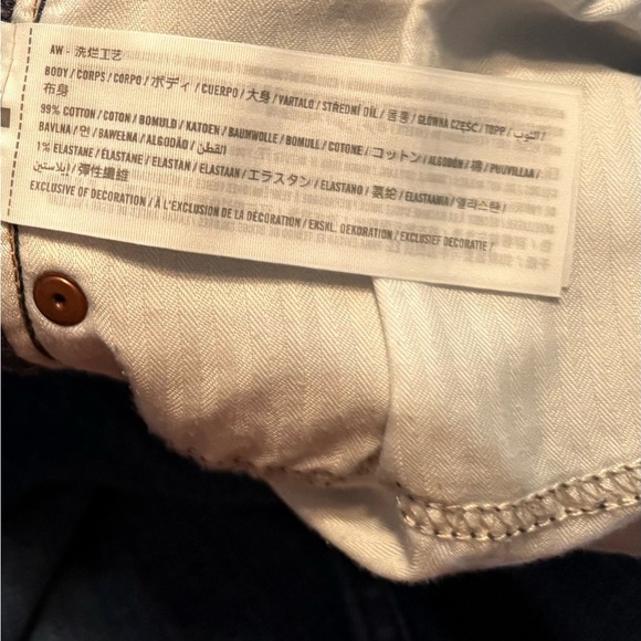 Women’s Abercrombie & Fitch Dark Blue Straight Leg Jeans Size 35 - Picture 7 of 15